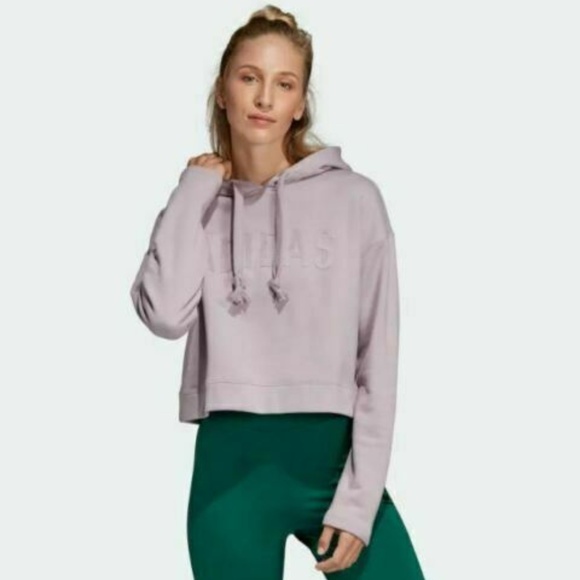 adidas cropped hoodie softvision